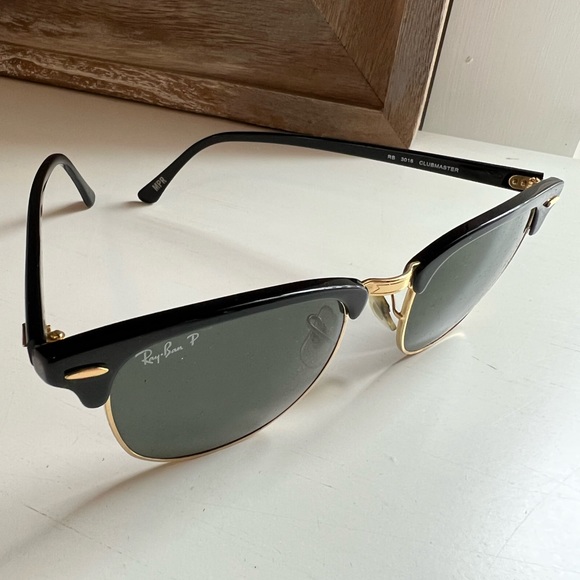 Ray-Ban Clubmaster Polarized Sunglasses with Case - Picture 3 of 5